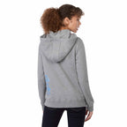Tentree Banshee Organic Cotton Cowl Hoodie for Women Transfer - ten Heather Grey - On Model Back