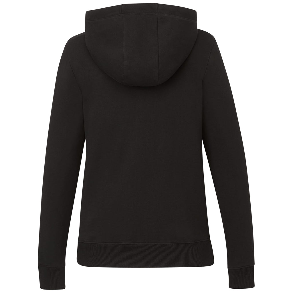 Tentree Banshee Organic Cotton Cowl Hoodie for Women Transfer - ten Meteorite Black - Back