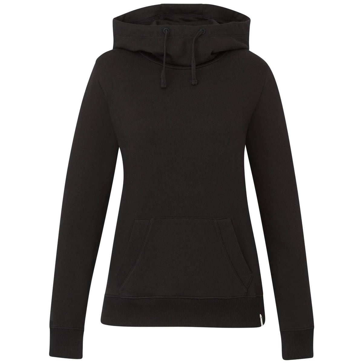 Tentree Banshee Organic Cotton Cowl Hoodie for Women Transfer - ten Meteorite Black - Front