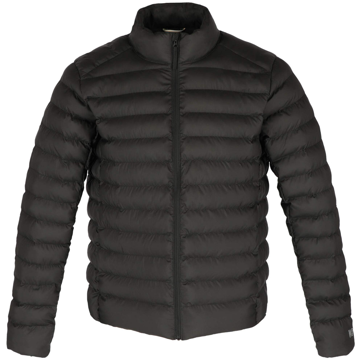 tentree Cloud Shell Packable Puffer Jacket for Men Transfer - ten Meteorite Black - Front