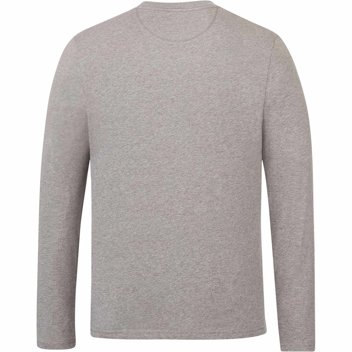tentree Long Sleeve Tee in Fairtrade Organic Cotton for Men Transfer - ten Heather Grey - Back