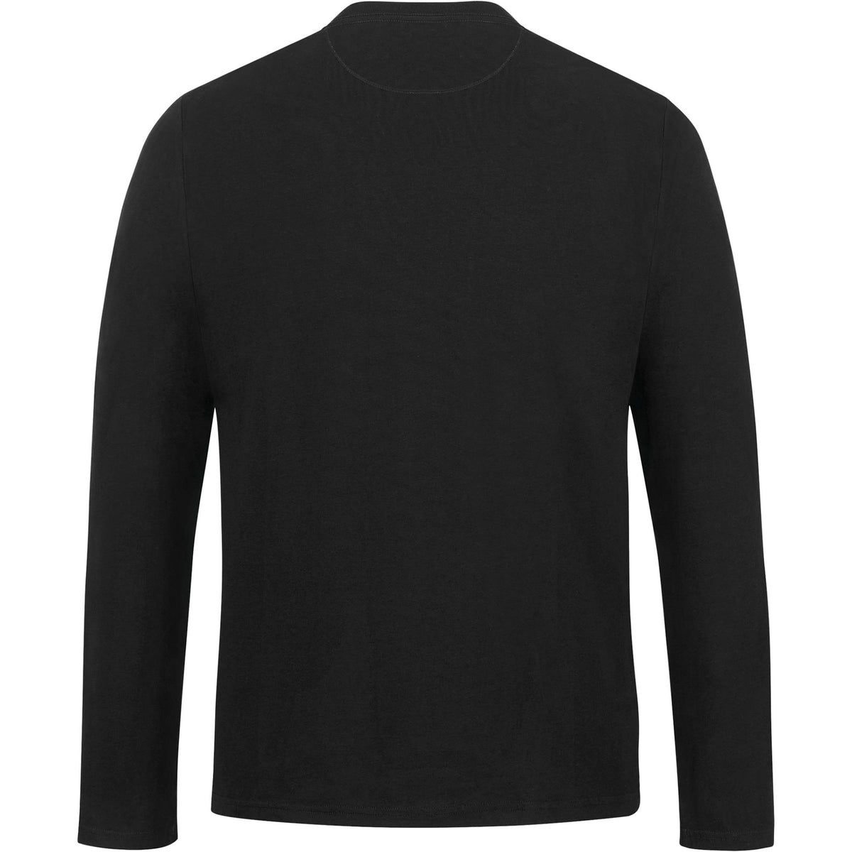 tentree Long Sleeve Tee in Fairtrade Organic Cotton for Men Transfer - ten Meteorite Black - Back