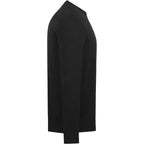 tentree Long Sleeve Tee in Fairtrade Organic Cotton for Men Transfer - ten Meteorite Black - Right Side