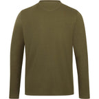 tentree Long Sleeve Tee in Fairtrade Organic Cotton for Men Transfer - ten Olive Night Green - Back