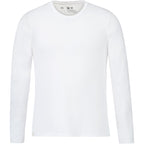 tentree Long Sleeve Tee in Fairtrade Organic Cotton for Men Transfer - ten White - Front