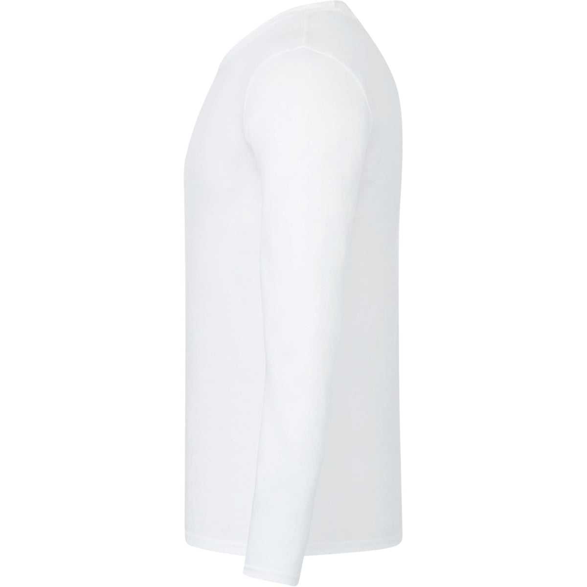 tentree Long Sleeve Tee in Fairtrade Organic Cotton for Men Transfer - ten White - Left Side