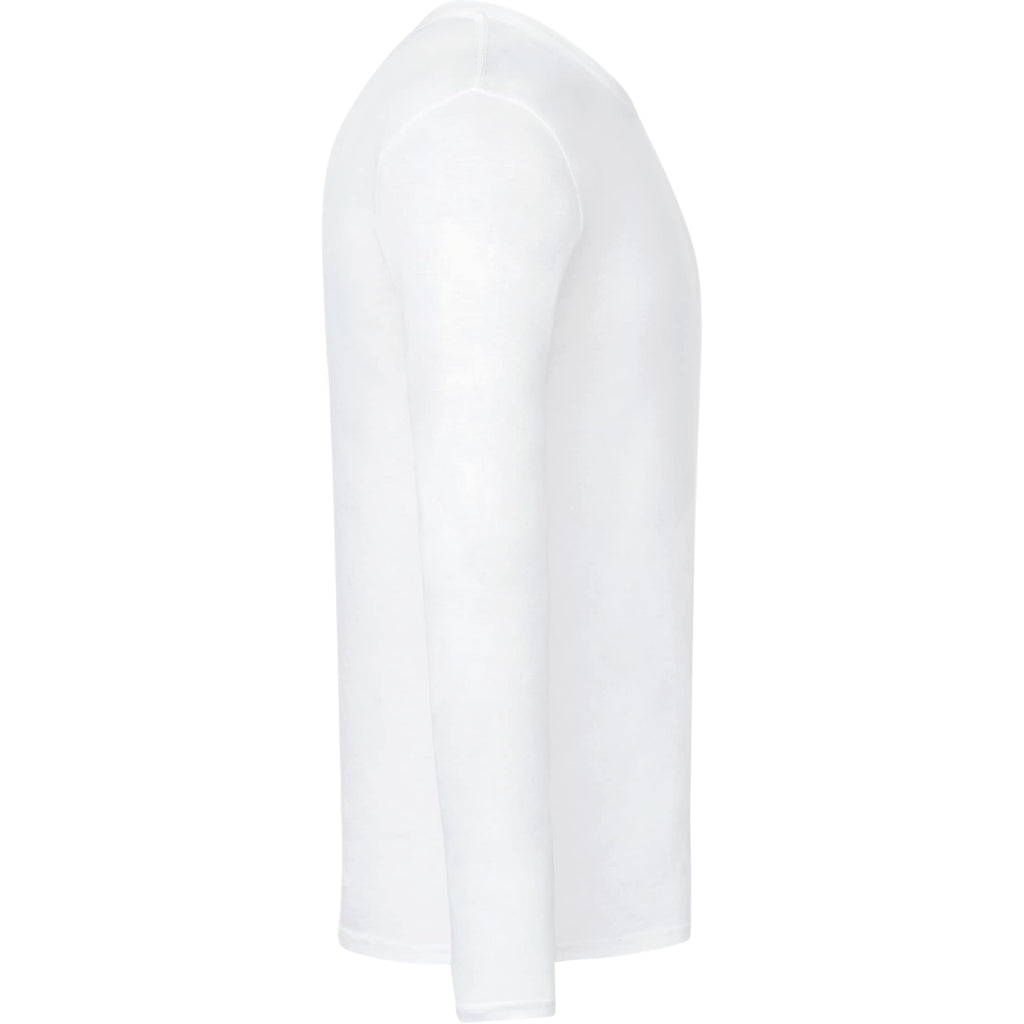 tentree Long Sleeve Tee in Fairtrade Organic Cotton for Men Transfer - ten White - Right Side