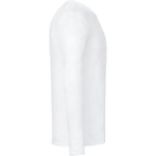 tentree Long Sleeve Tee in Fairtrade Organic Cotton for Men Transfer - ten White - Right Side