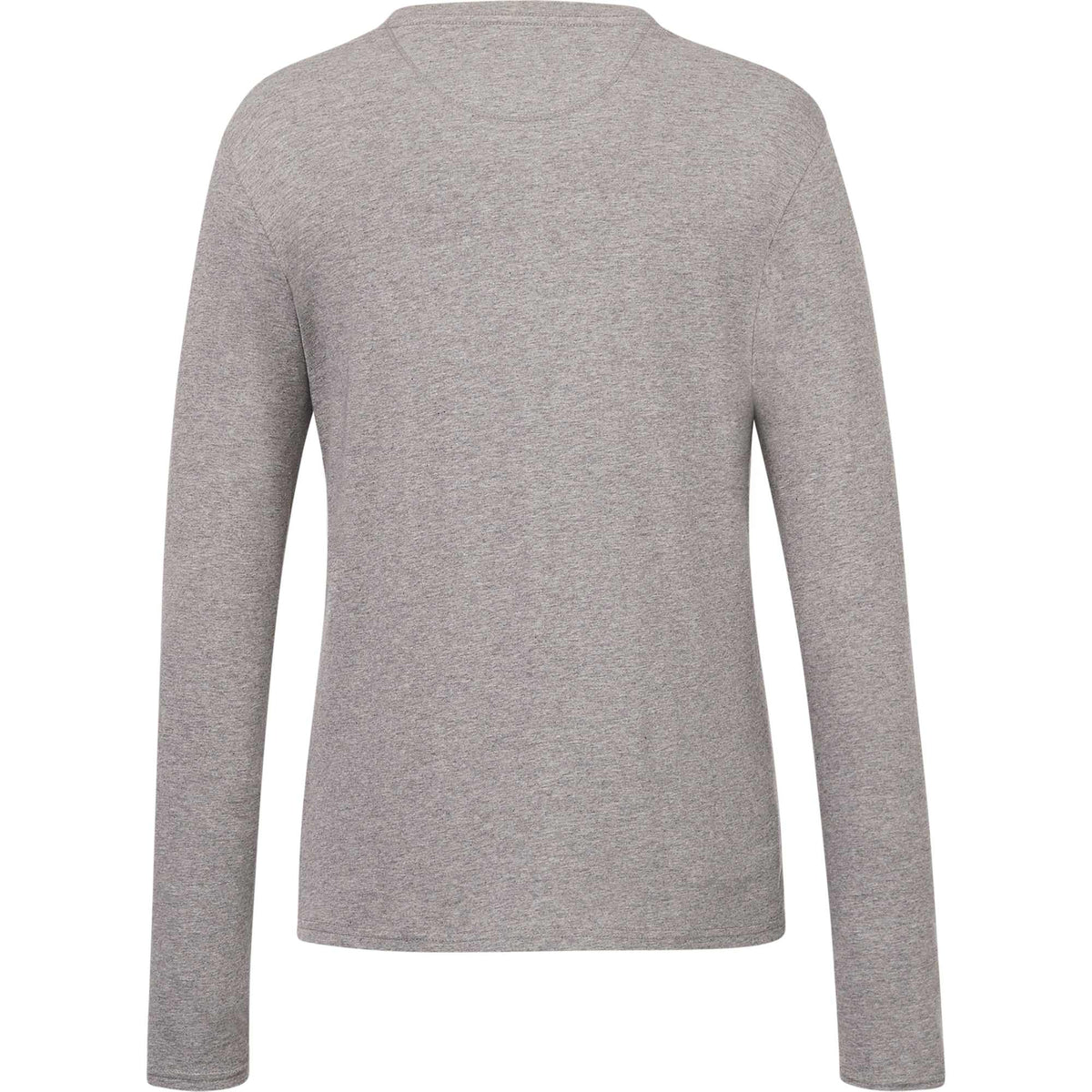 tentree Long Sleeve Tee in Fairtrade Organic Cotton for Women Transfer - ten Heather Grey - Back