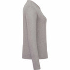 tentree Long Sleeve Tee in Fairtrade Organic Cotton for Women Transfer - ten Heather Grey - Right Side