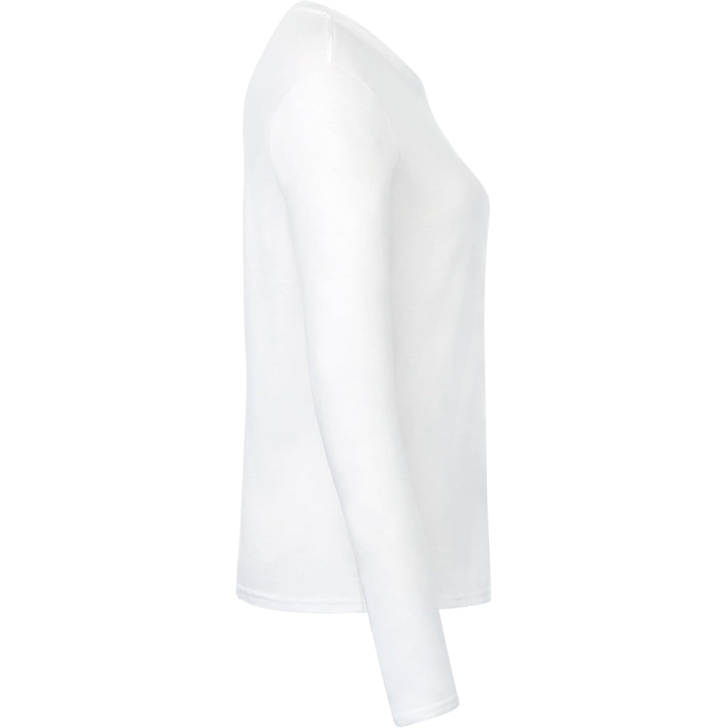 tentree Long Sleeve Tee in Fairtrade Organic Cotton for Women Transfer - ten White - Right Side