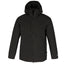 tentree Nimbus Waterproof Rain Jacket for Men Embroidery - ten Meteorite Black - Front