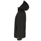 tentree Nimbus Waterproof Rain Jacket for Men Transfer - ten Meteorite Black - Left Side