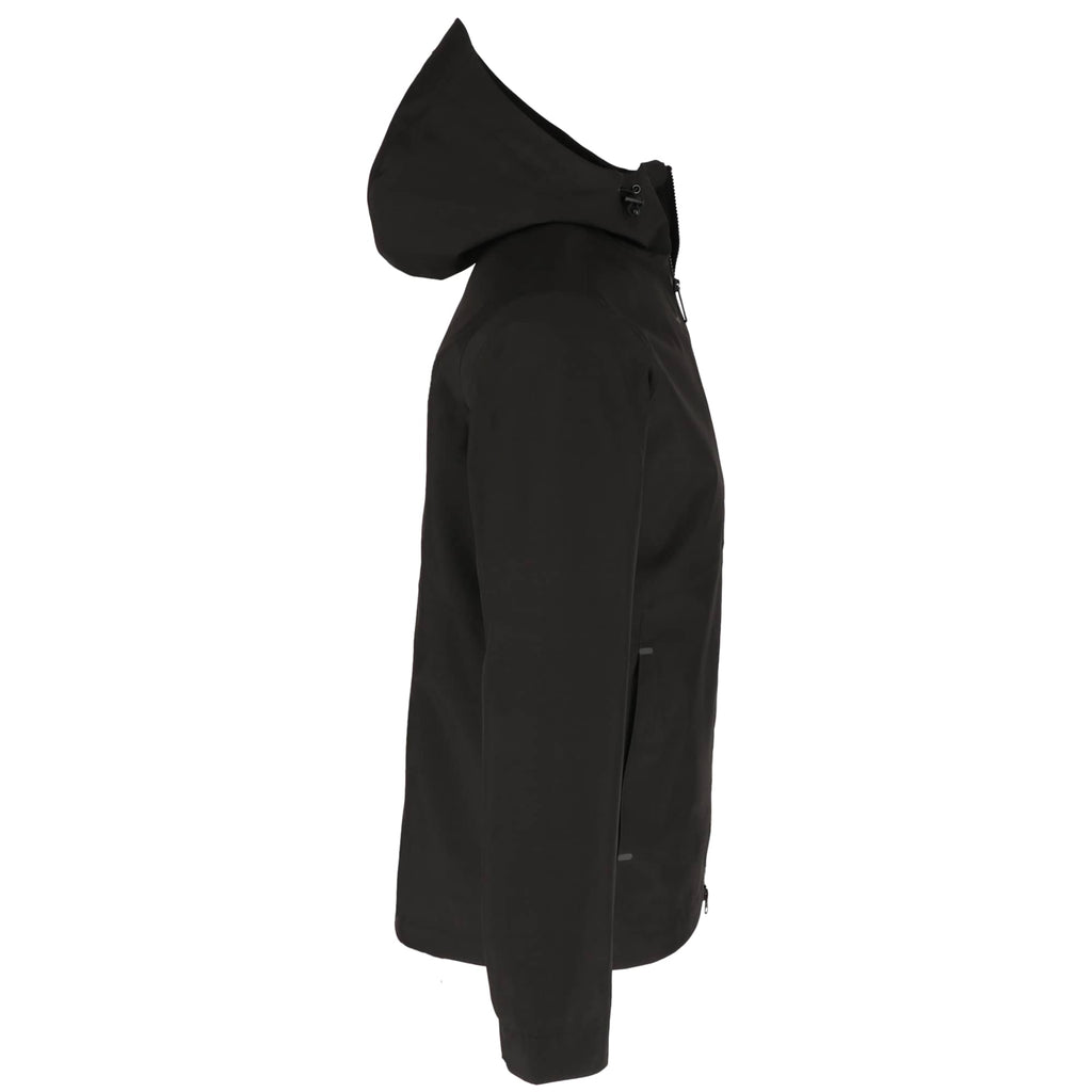tentree Nimbus Waterproof Rain Jacket for Men Transfer - ten Meteorite Black - Right Side