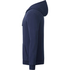 Tentree Organic Cotton Full Zip Hoodie for Men Embroidery - ten Dress Blue - Left Side