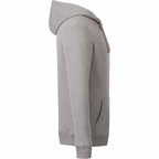 Tentree Organic Cotton Full Zip Hoodie for Men Embroidery - ten Heather Grey - Right Side