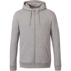 Tentree Organic Cotton Full Zip Hoodie for Men Transfer - ten Heather Grey - Front