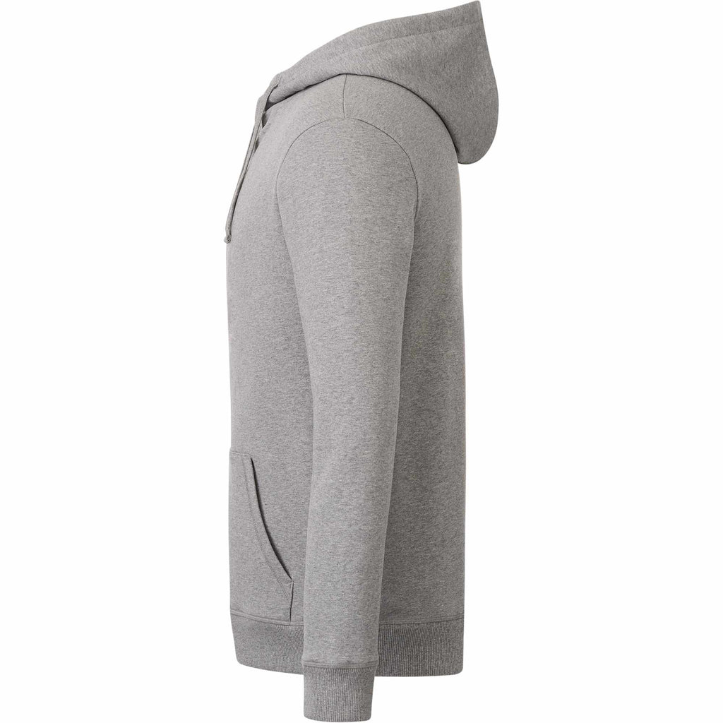 Tentree Organic Cotton Full Zip Hoodie for Men Transfer - ten Heather Grey - Left Side