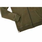 Tentree Organic Cotton Full Zip Hoodie for Men Transfer - ten Olive Night Green - Detail 3