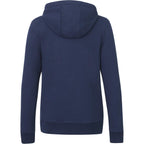 Tentree Organic Cotton Full Zip Hoodie for Women Embroidery - ten Dress Blue - Back