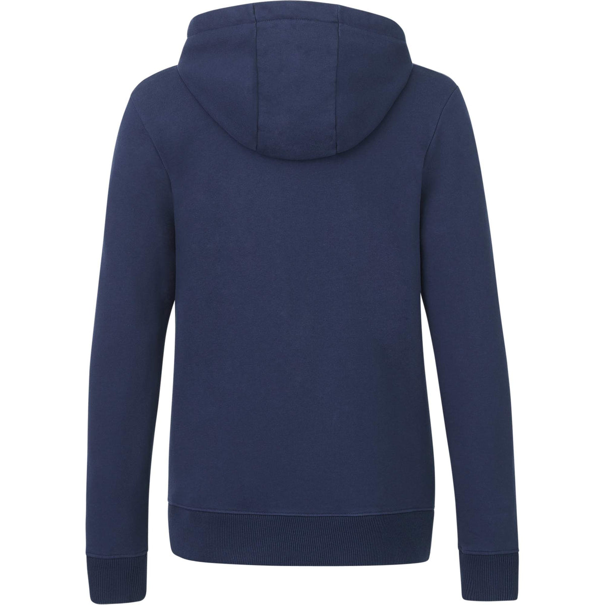 Tentree Organic Cotton Full Zip Hoodie for Women Embroidery - ten Dress Blue - Back