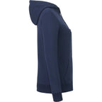 Tentree Organic Cotton Full Zip Hoodie for Women Embroidery - ten Dress Blue - Right Side