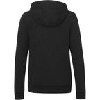 Tentree Organic Cotton Full Zip Hoodie for Women Embroidery - ten Meteorite Black - Back