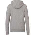 Tentree Organic Cotton Full Zip Hoodie for Women Transfer - ten Heather Grey - Back