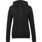 Tentree Organic Cotton Full Zip Hoodie for Women Transfer - ten Meteorite Black - Front