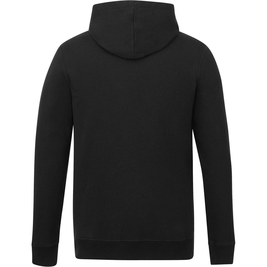 Tentree Organic Cotton Pullover Hoodie for Men Embroidery - ten Meteorite Black - Back
