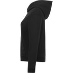 Tentree Organic Cotton Pullover Hoodie for Women Embroidery - ten Meteorite Black - Left Side