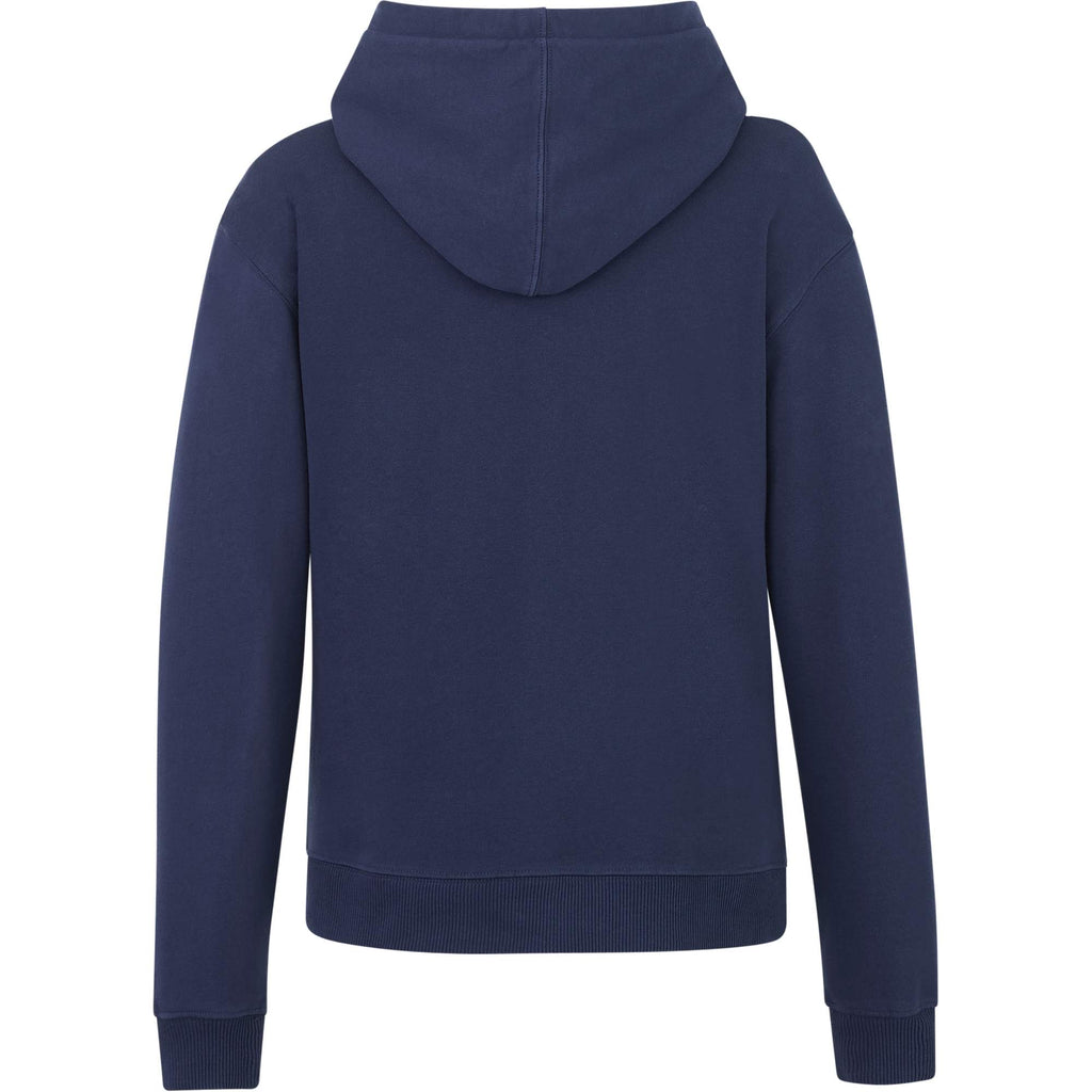 Tentree Organic Cotton Pullover Hoodie for Women Transfer - ten Dress Blue - Back
