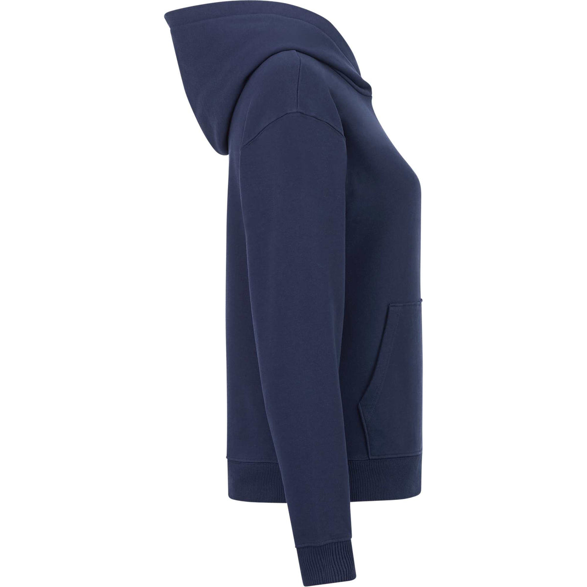 Tentree Organic Cotton Pullover Hoodie for Women Transfer - ten Dress Blue - Right Side