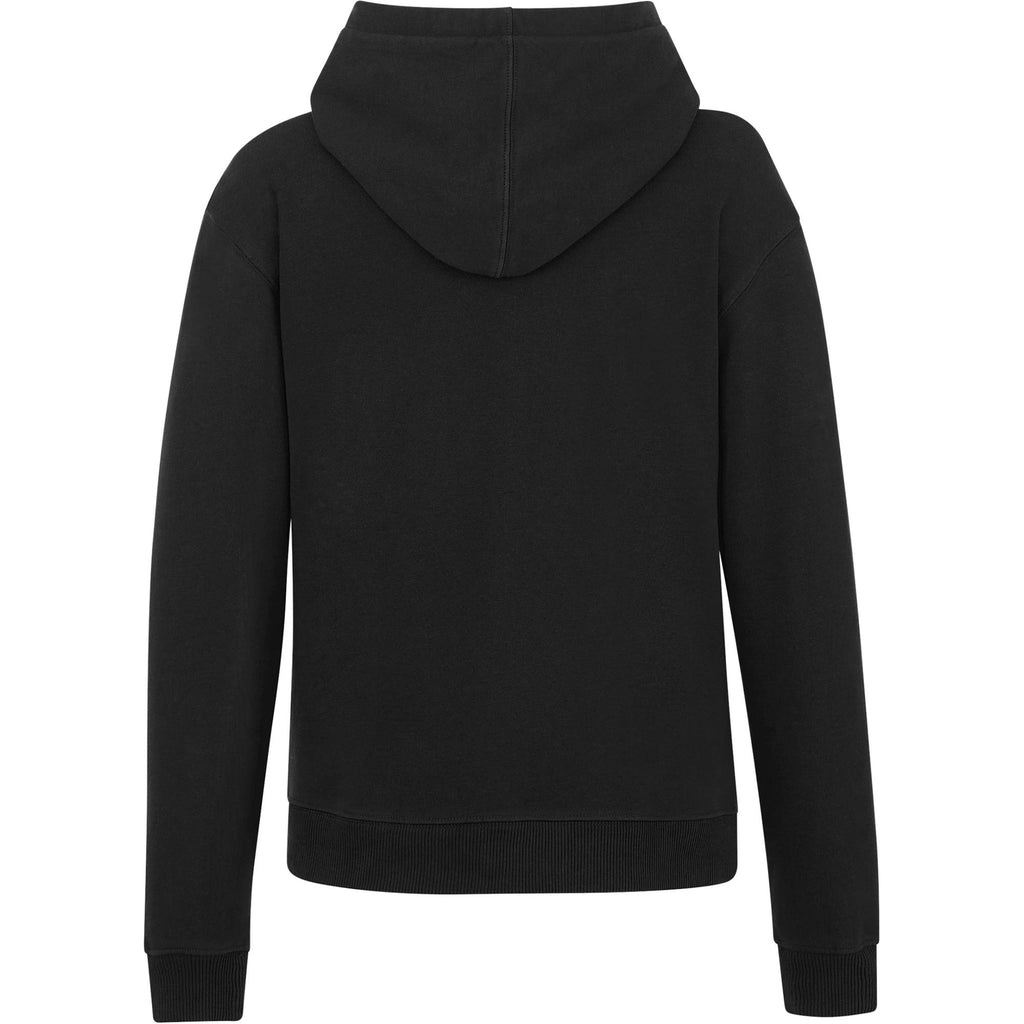 Tentree Organic Cotton Pullover Hoodie for Women Transfer - ten Meteorite Black - Back