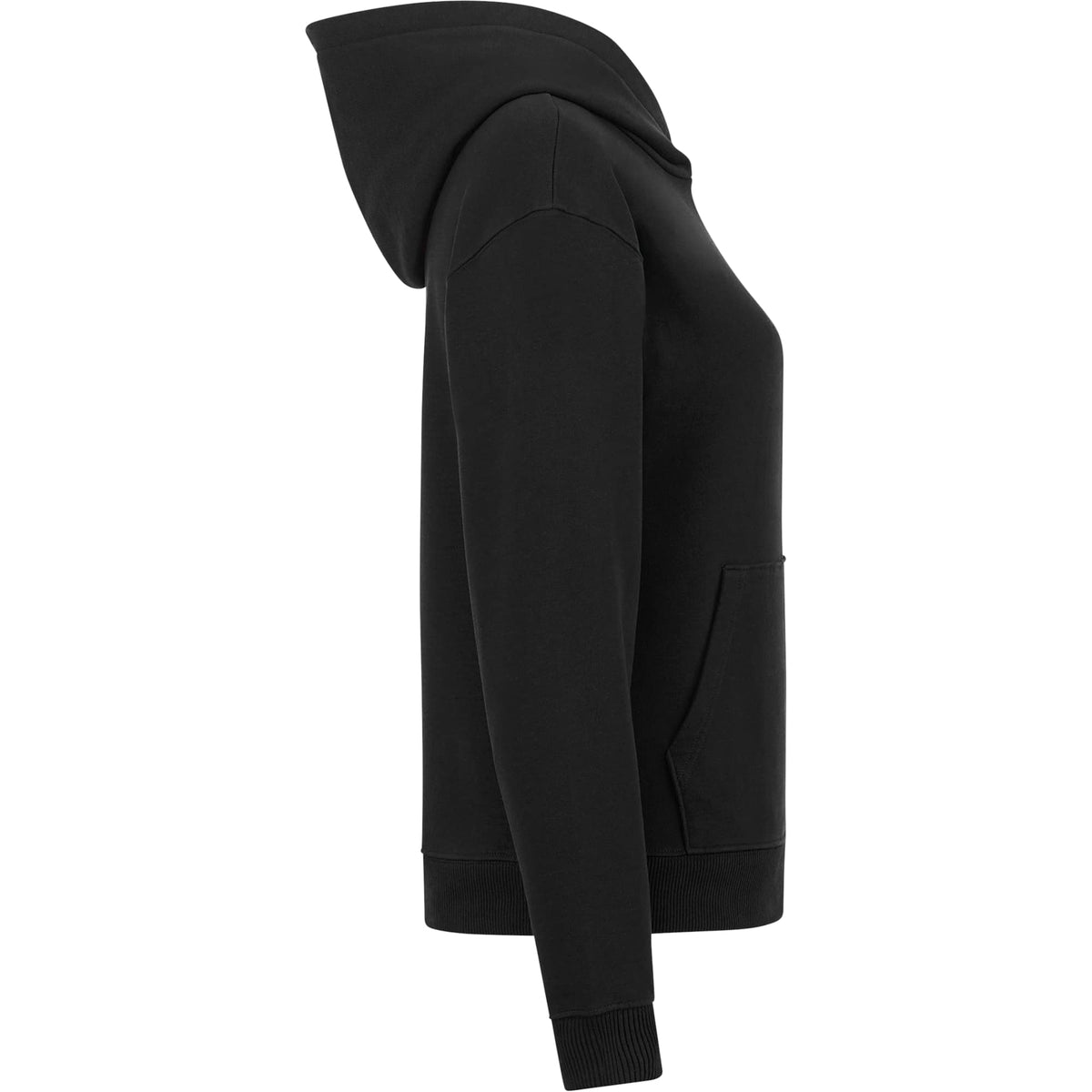 Tentree Organic Cotton Pullover Hoodie for Women Transfer - ten Meteorite Black - Right Side