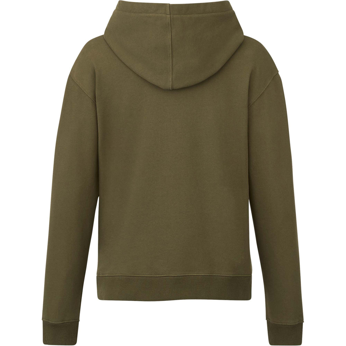 Tentree Organic Cotton Pullover Hoodie for Women Transfer - ten Olive Night Green - Back