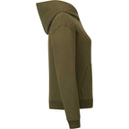 Tentree Organic Cotton Pullover Hoodie for Women Transfer - ten Olive Night Green - Right Side