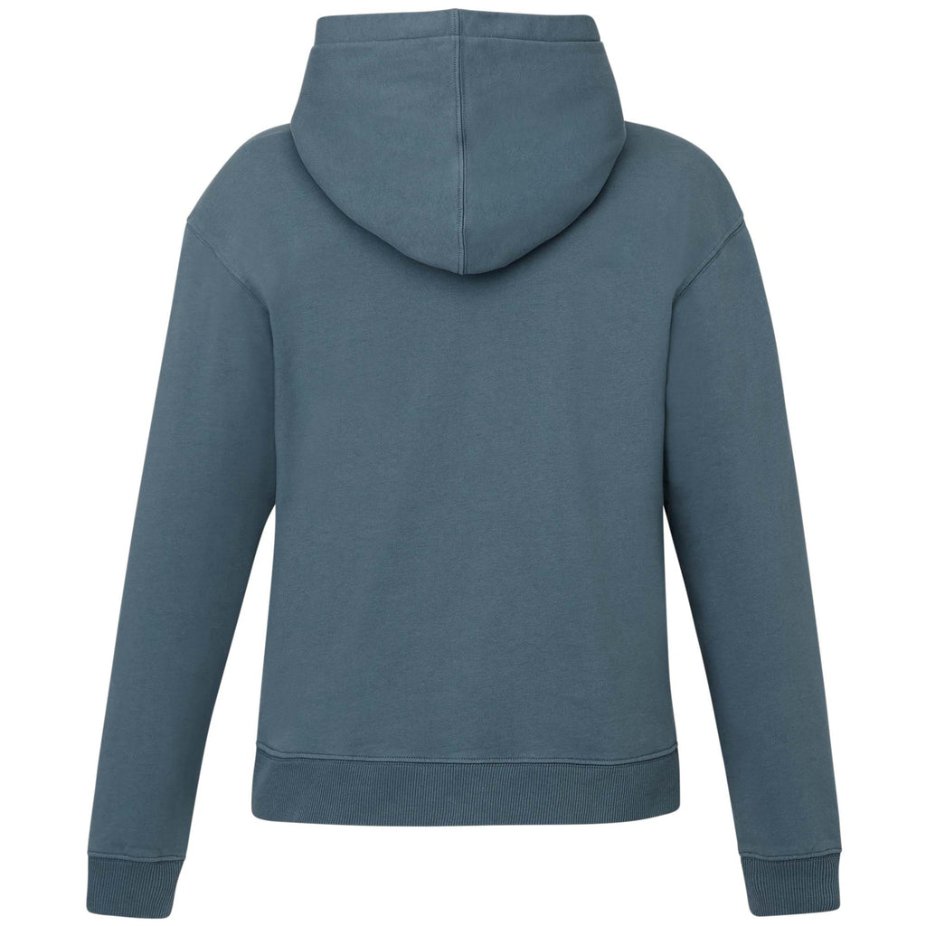 Tentree Organic Cotton Pullover Hoodie for Women Transfer - ten Vintage Blue - Back