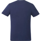 tentree Short Sleeve Tee in Fairtrade Organic Cotton for Men Embroidery - ten Dress Blue - Back