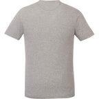tentree Short Sleeve Tee in Fairtrade Organic Cotton for Men Embroidery - ten Heather Grey - Back