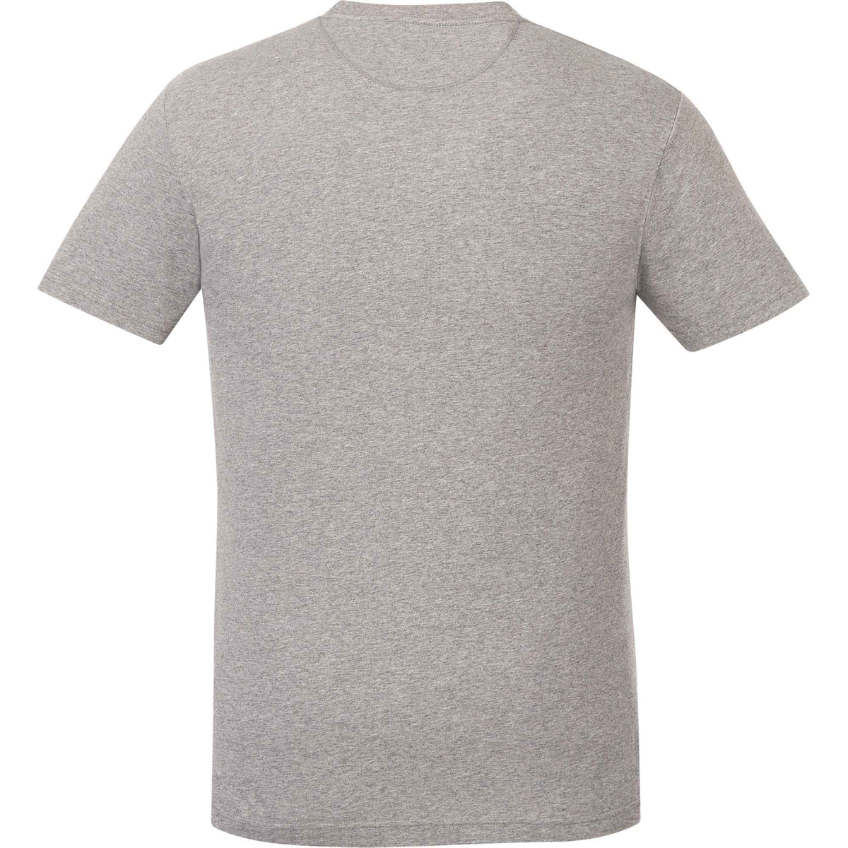 tentree Short Sleeve Tee in Fairtrade Organic Cotton for Men Embroidery - ten Heather Grey - Back
