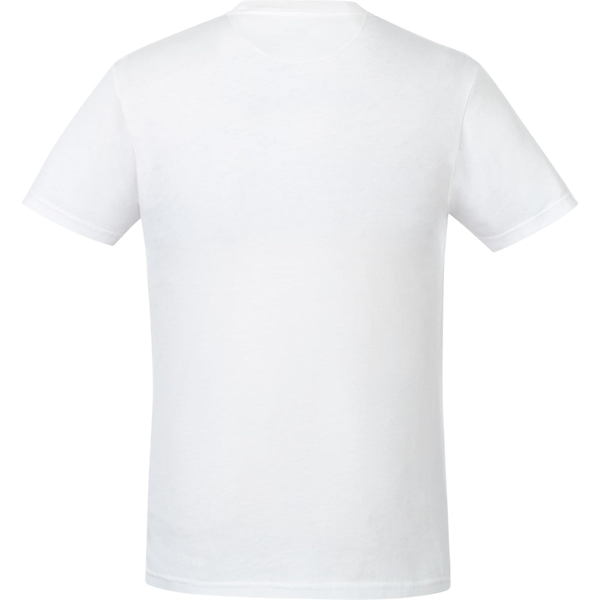tentree Short Sleeve Tee in Fairtrade Organic Cotton for Men Embroidery - ten White - Back