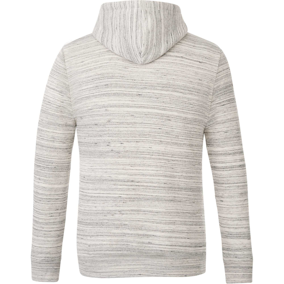 Tentree Space Dye Fleece Hoodie for Men Embroidery - ten Hi Rise Grey Space Dye - Back