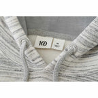 Tentree Space Dye Fleece Hoodie for Men Embroidery - ten Hi Rise Grey Space Dye - Detail 2