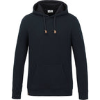 Tentree Space Dye Fleece Hoodie for Men Embroidery - ten Meteorite Black - Front