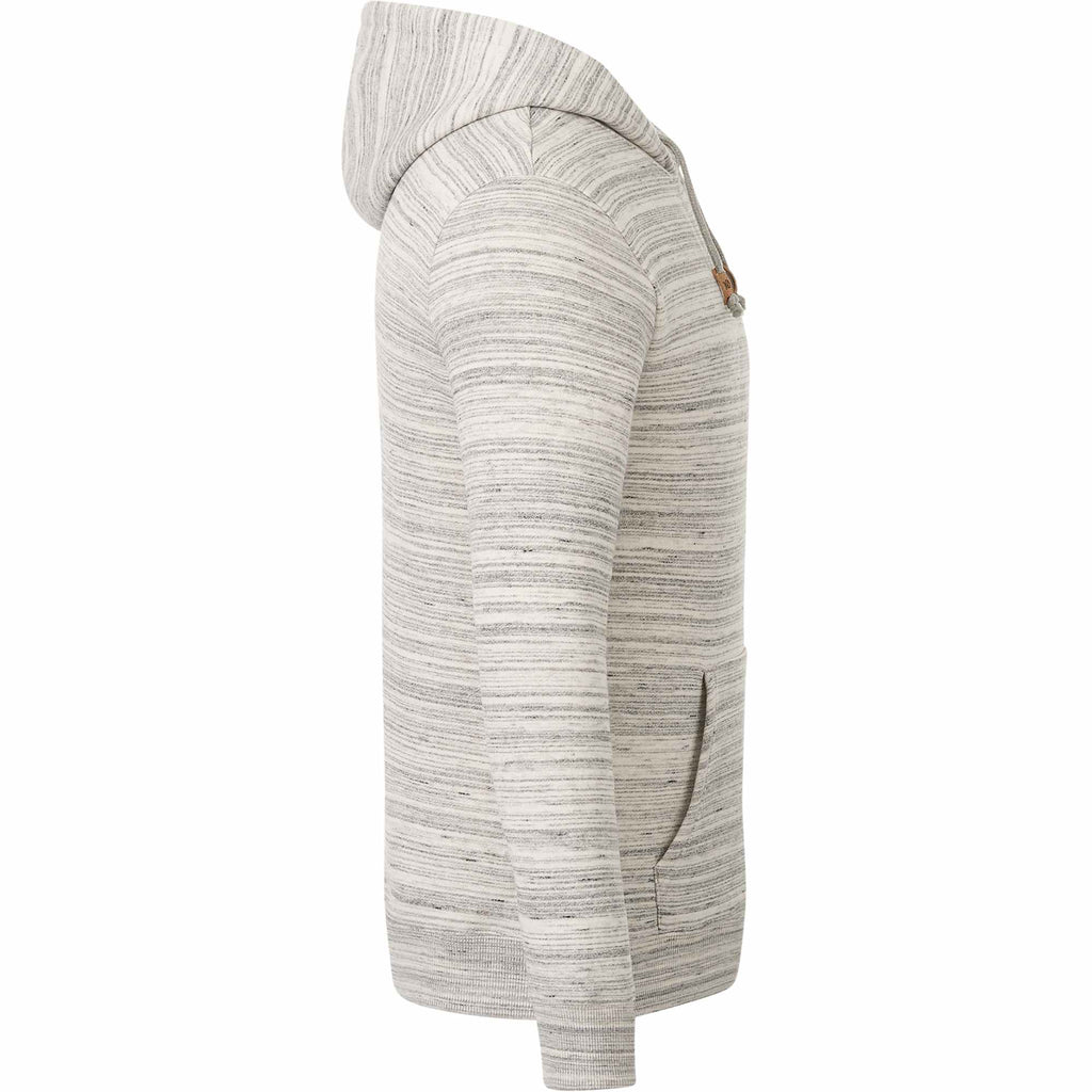 Tentree Space Dye Fleece Hoodie for Men Transfer - ten Hi Rise Grey Space Dye - Right Side