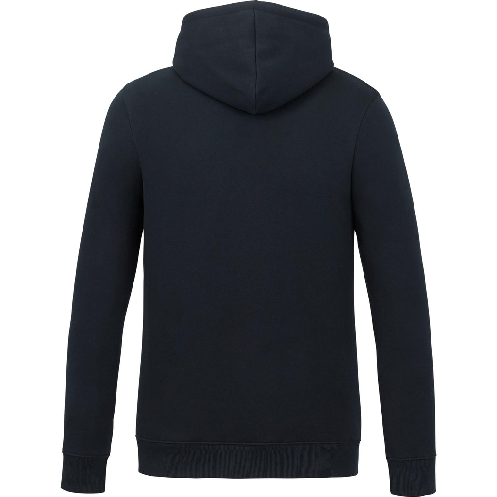 Tentree Space Dye Fleece Hoodie for Men Transfer - ten Meteorite Black - Back