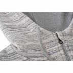 Tentree Space Dye Full Zip Fleece Hoodie for Women Transfer - ten Hi Rise Grey Space Dye - Detail 2