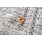 Tentree Space Dye Full Zip Fleece Hoodie for Women Transfer - ten Hi Rise Grey Space Dye - Detail 3
