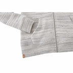 Tentree Space Dye Full Zip Fleece Hoodie for Women Transfer - ten Hi Rise Grey Space Dye - Detail 5